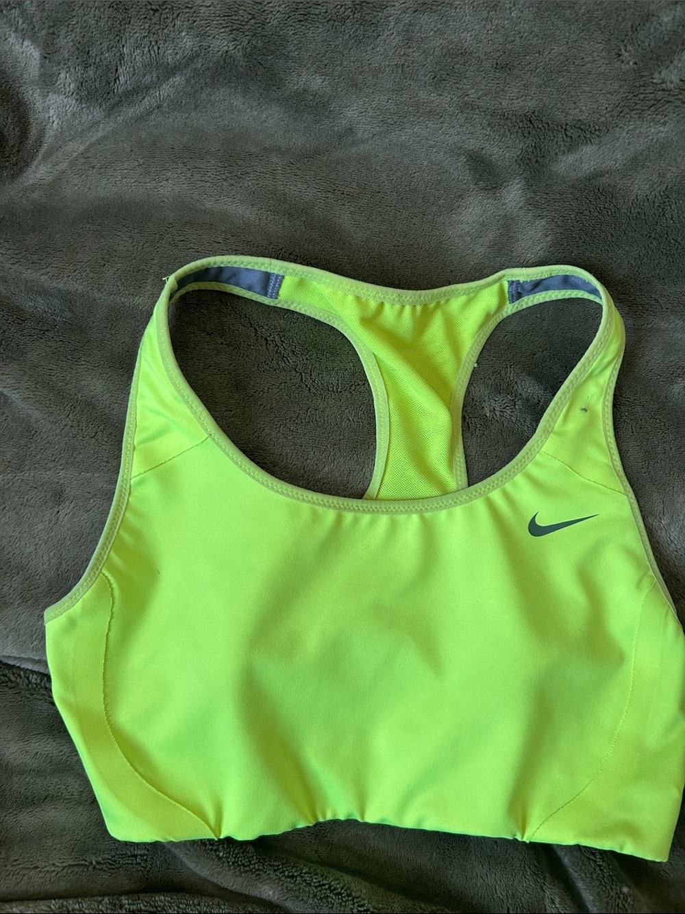 Nike Women's Neon Lime Racerback Sports Bra
